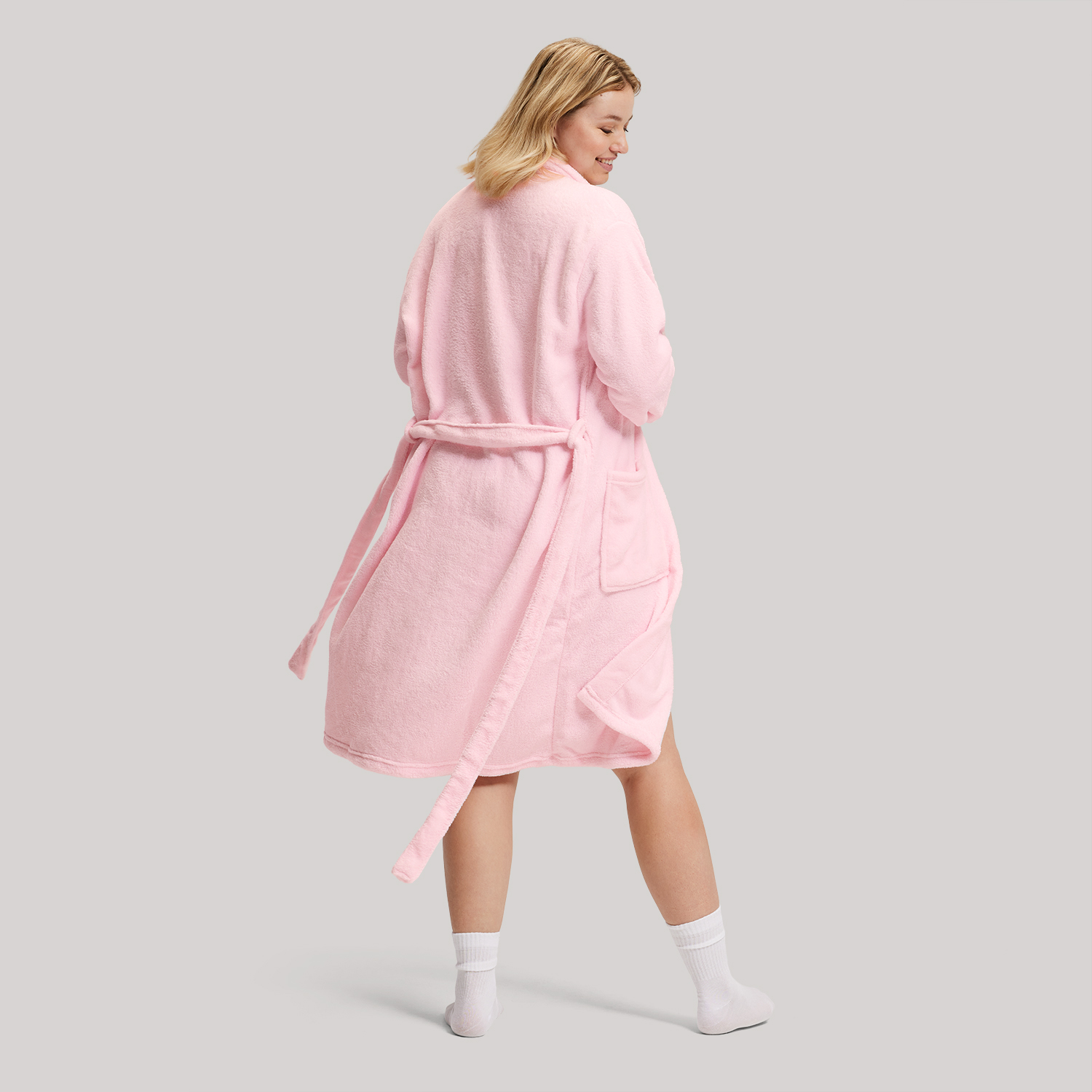 Dames badjas Lichtroze kopen? Goed en goedkoop