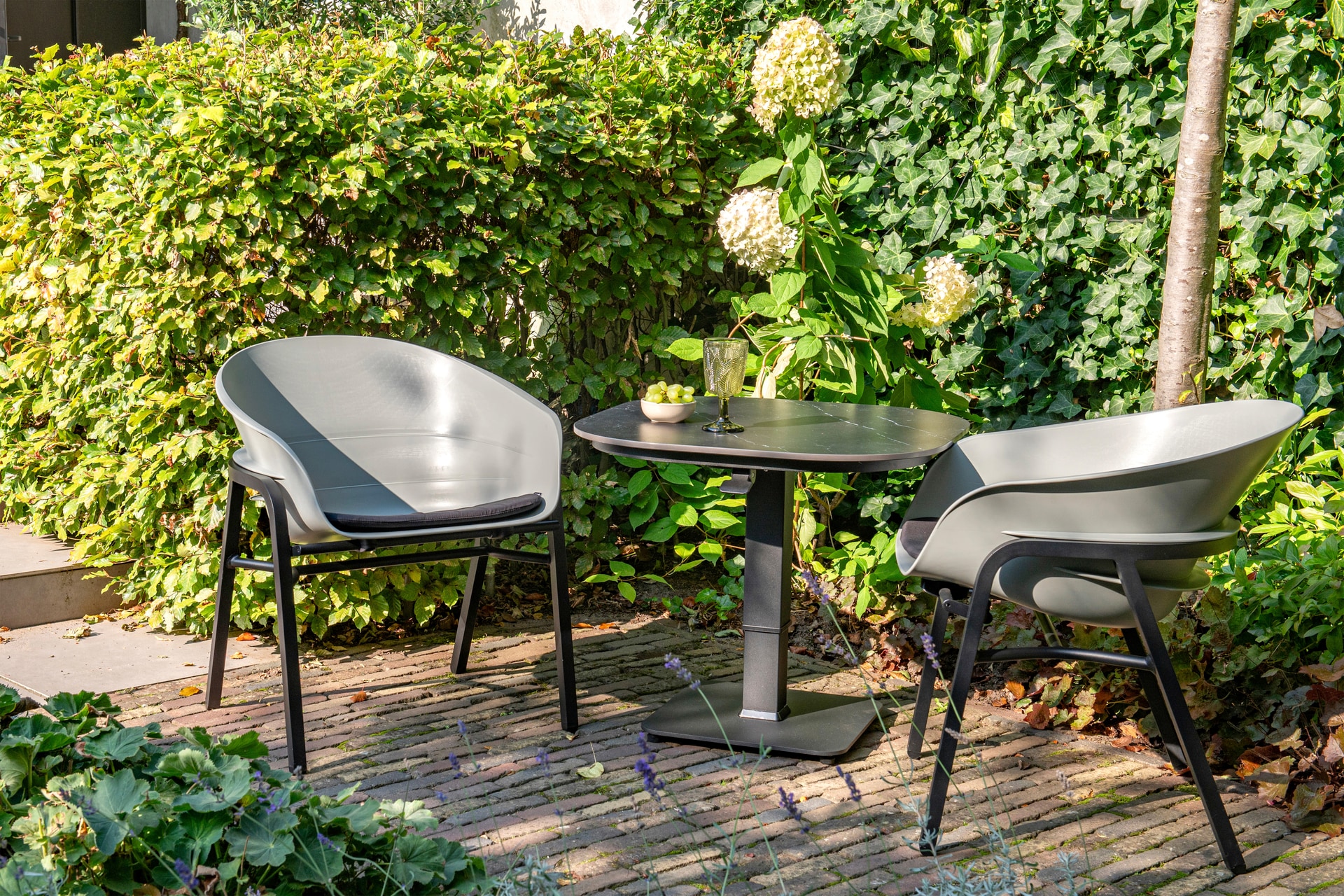 Hartman Bistrotisch Garten TUBB 70 x 70 cm anthrazit