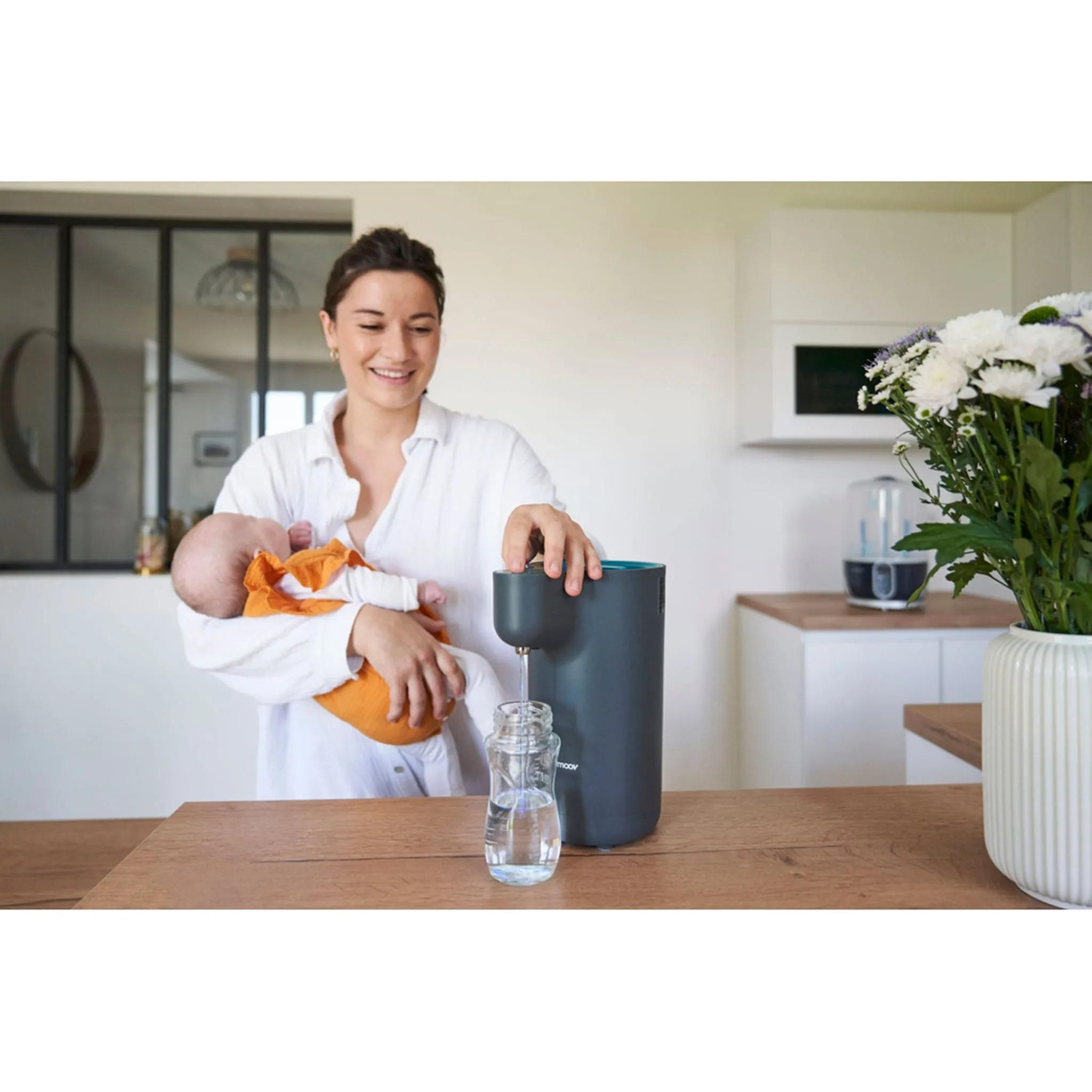 Babymoov Distributeur d'eau instantané Milky Now pour biberons