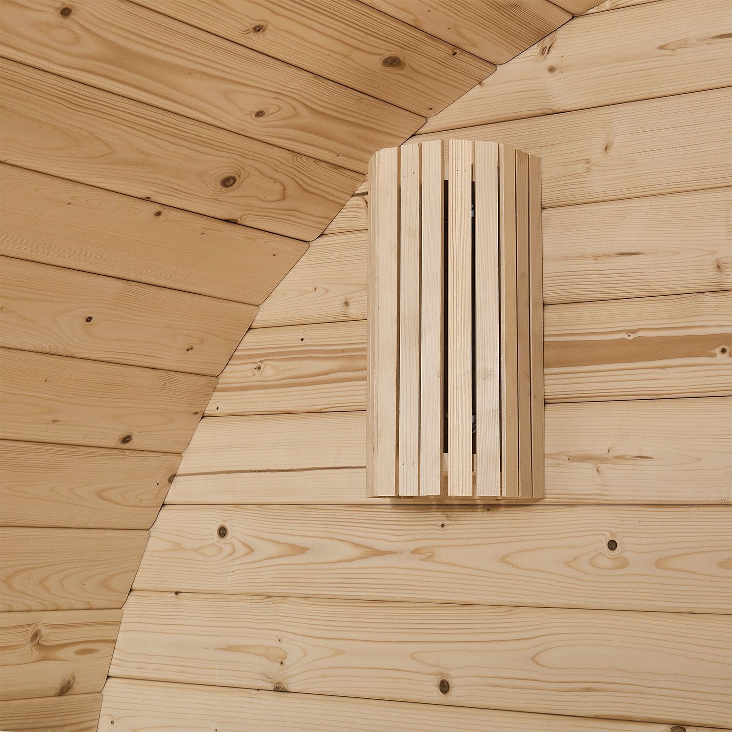 Artsauna Fasssauna Spitzbergen 120 - 2 Personen, 3,6 kW Ofen, Zubehör - Fichtenholz Sauna