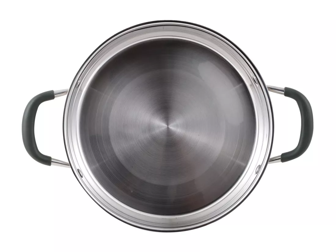 Marmite Ø28x16,5cm 9,5Len MIDNIGHT inox avec couvercle Bergner