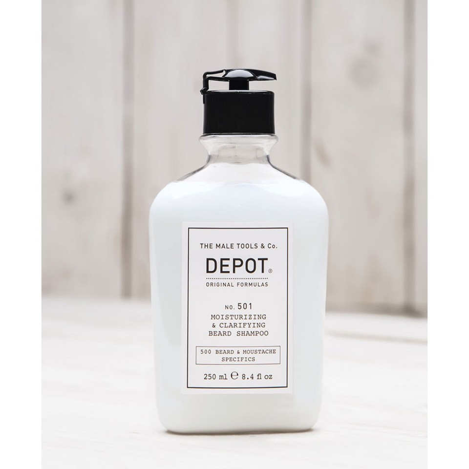 Depot - No. 501 Misturizing & Clarifying Beard Shampoo 250 ml