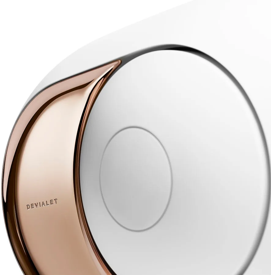 Devialet Phantom I 108 dB Gold   Tree Blanc mat (la paire) Enceintes connectées
