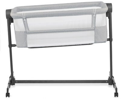 Kinderkraft Neste Up 2 Bedside Crib, Light Grey
