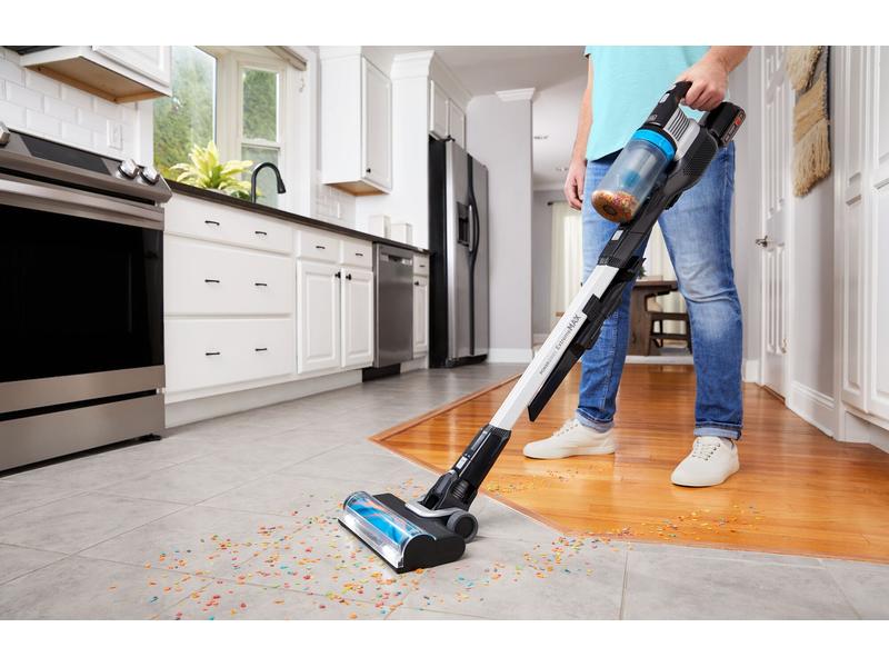 BLACK DECKER Akku-Hand- und Stielsauger BHFEB520D1 Grau/Sch Kabelloser Staubsauger mit Lichtstrahl-Stauberkennung