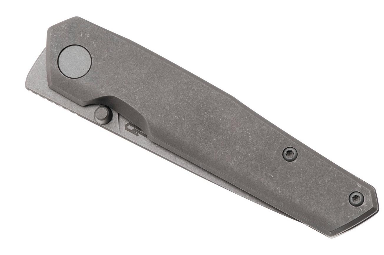 Bestech VK-KUZE BT2504B Stonewashed MagnaCut, Stonewashed Titanium, zakmes, Vulpex Knives design