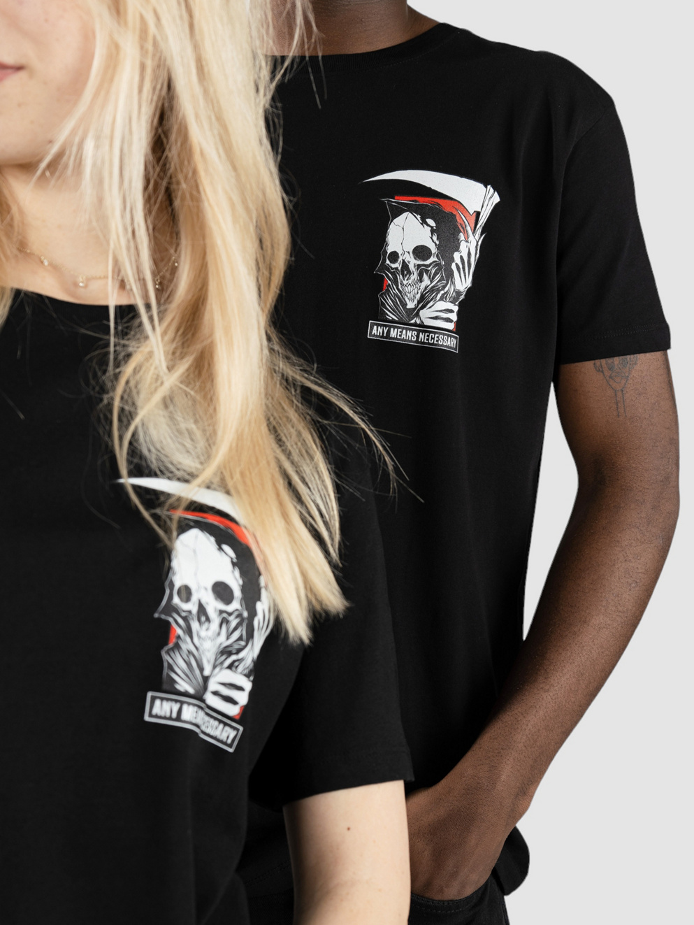 Any Means Necessary Reaper T-Shirt black