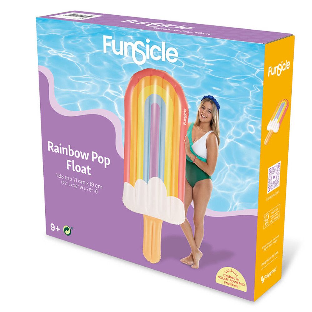BADEMADRASS FUNSICLE RAINBOW POP FLOAT 1,83 M