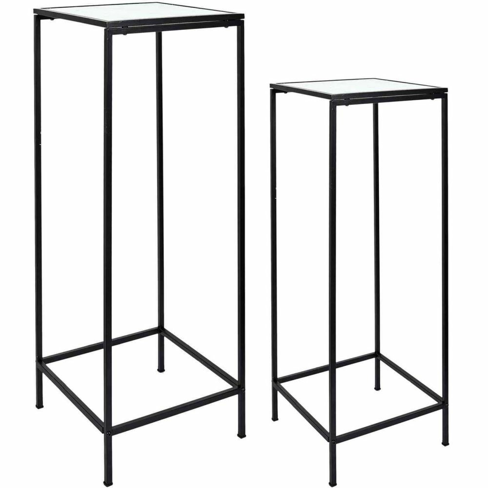 Sellette plateau imitation marbre felicity lot de 2