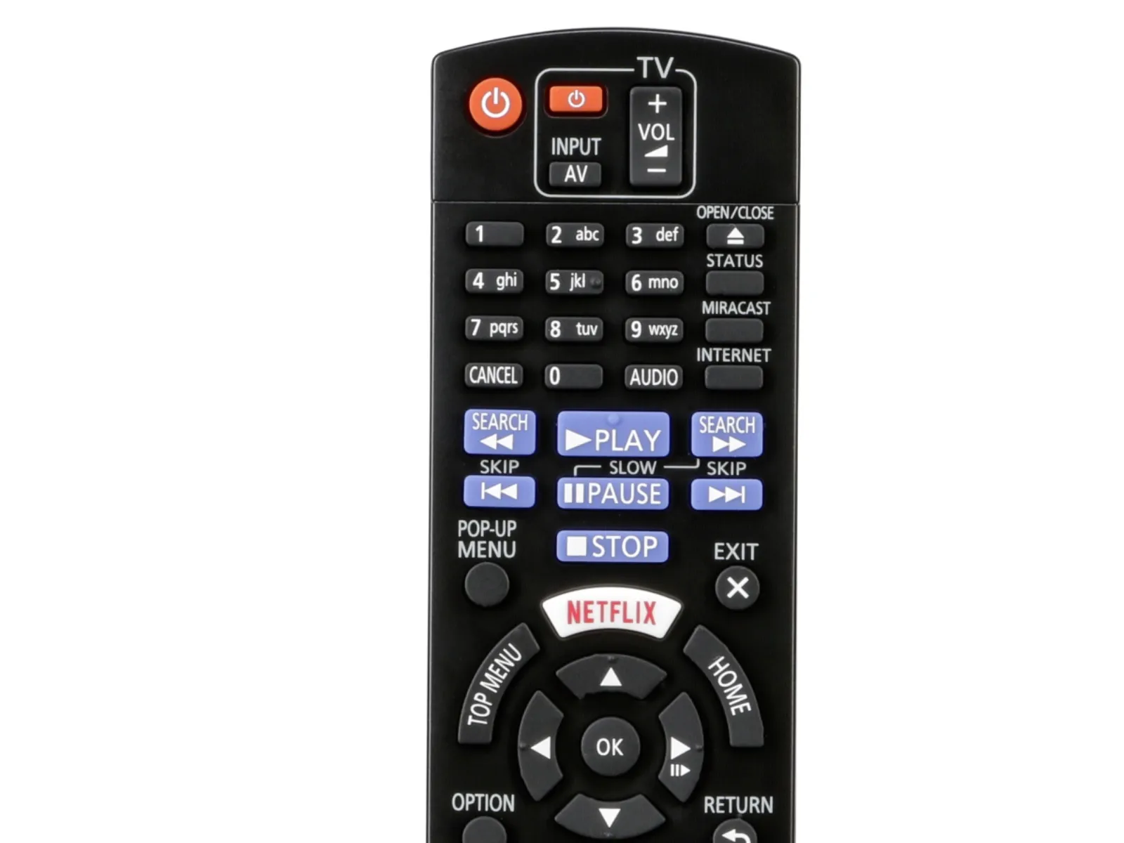 Panasonic DMP-BDT384 - 3D Blu-ray-skivespiller - Eksklusiv - Ethernet, Wi-Fi SORT