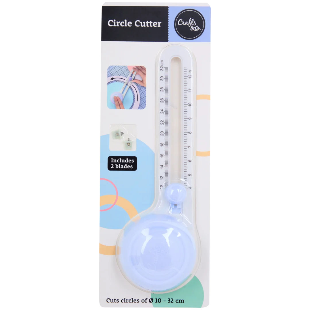 Crafts & Co cirkelsnijder Ø 10 - 32 cm