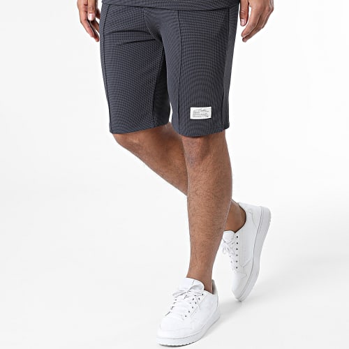 Ensemble Tee Shirt Et Short Jogging Gris Anthracite