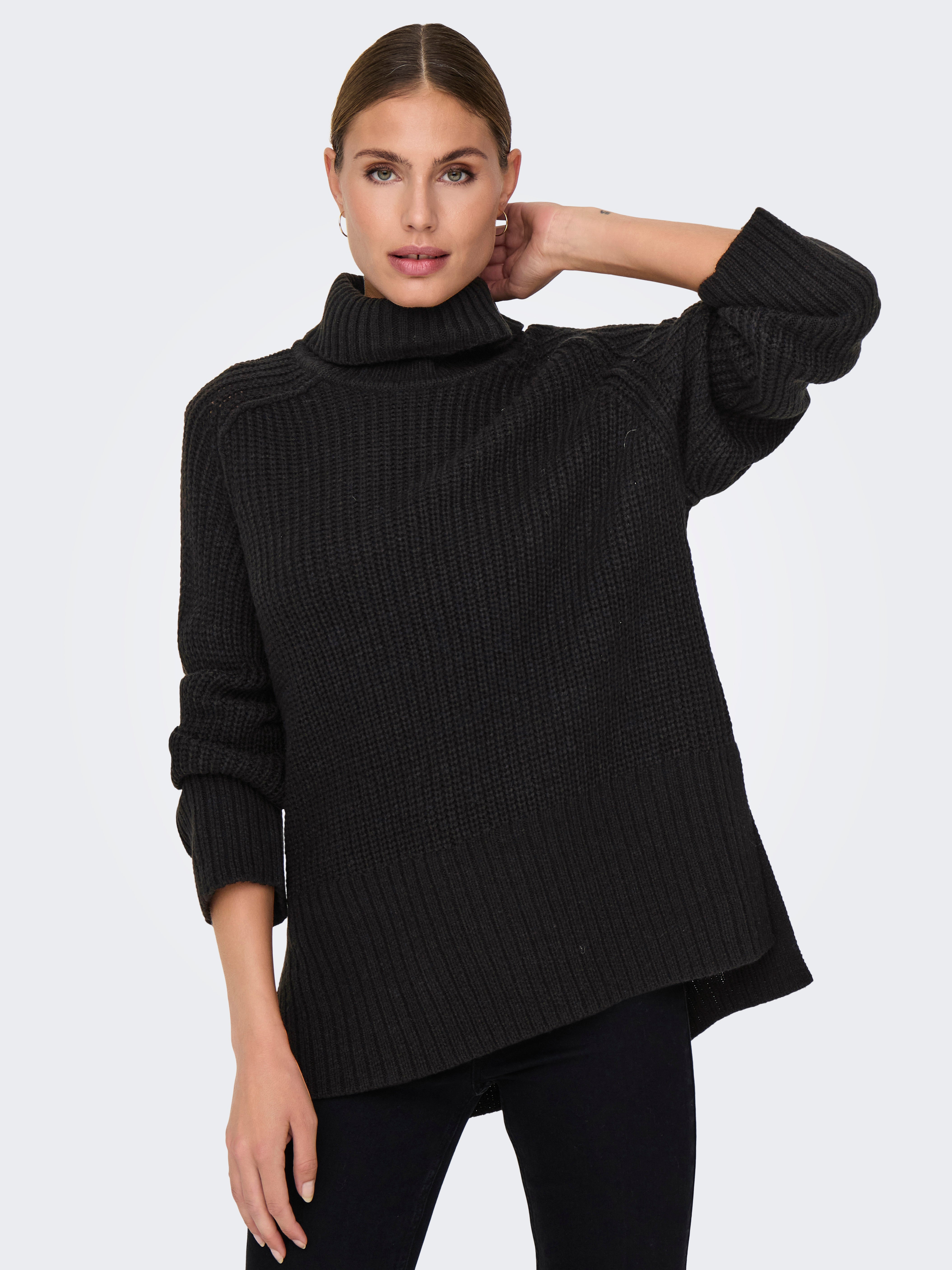JDYJUSTY Strickpullover Black