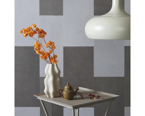 Wandpaneel leer lava 8 stuks 25x50 cm
