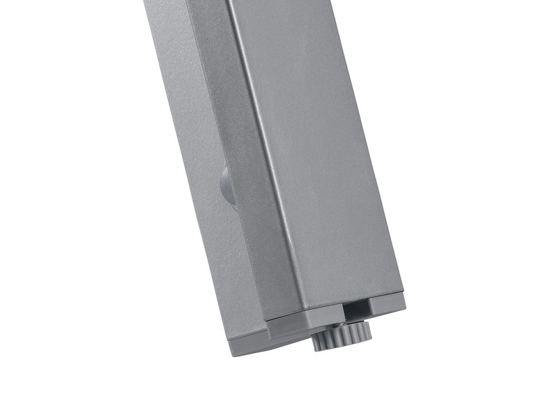 Aluminium tuintafel grijs