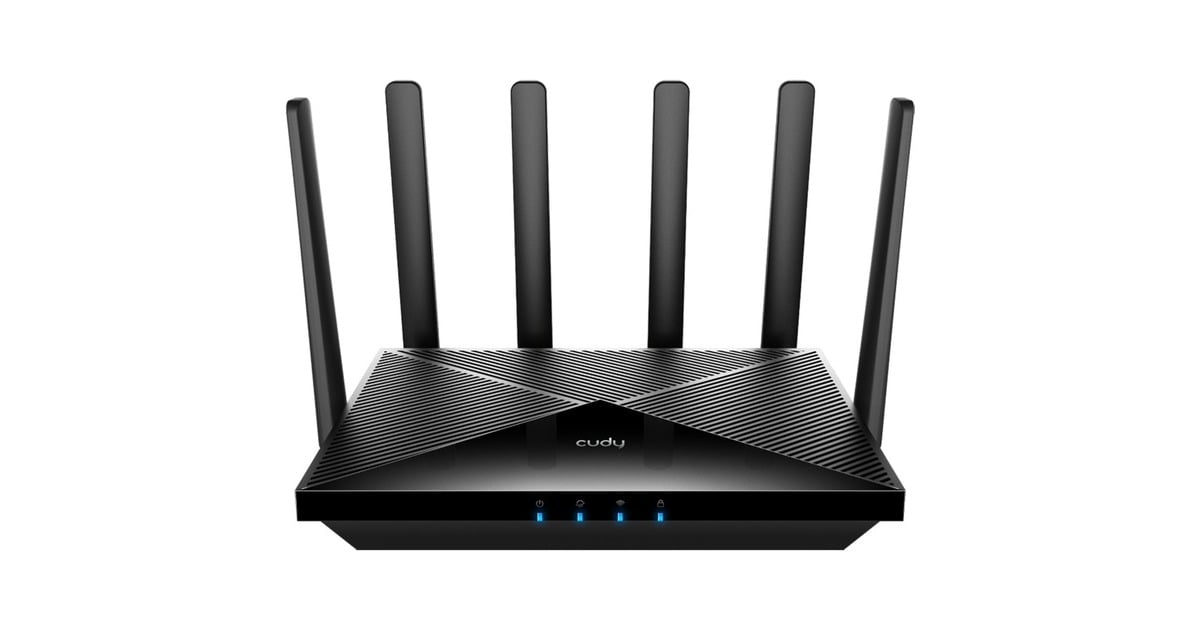 CudyBE6500 2.5G Wi-Fi 7 Mesh Router  (Zwart, Cudy Mesh, Cudy App)
