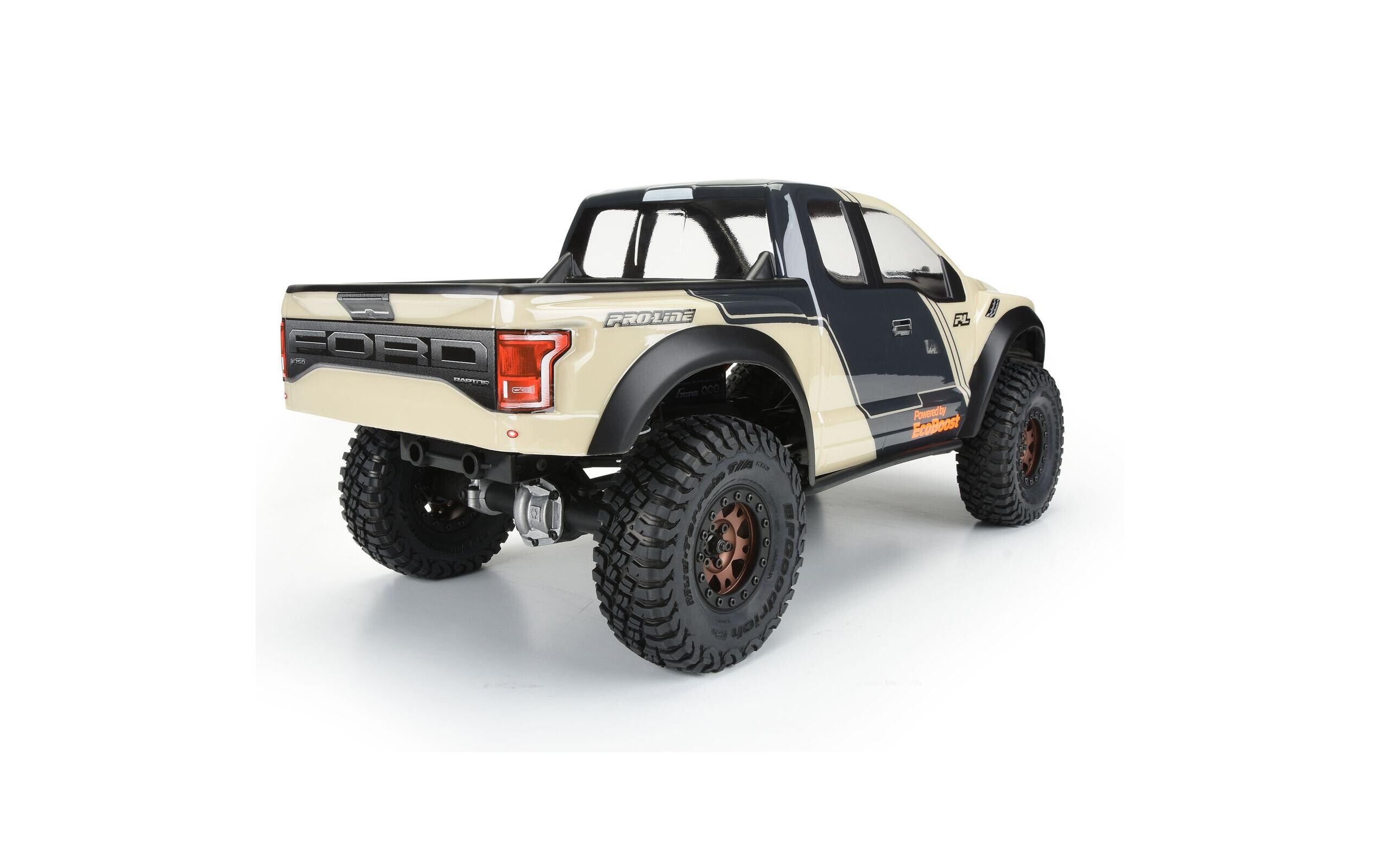 Karosserie Ford F-150 Raptor 2017 unlackiert, 1:10Karosserie für Crawler mit 313 mm Radstand