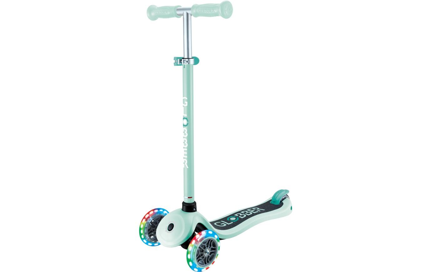Scooter Primo Lights Mint3-Rad-Roller mit Beleuchtung für Kinder