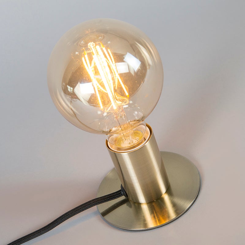 Art Deco tafellamp, goud - Facil