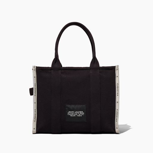 Marc Jacobs The Jacquard Big Traveler Tote Taske, Black