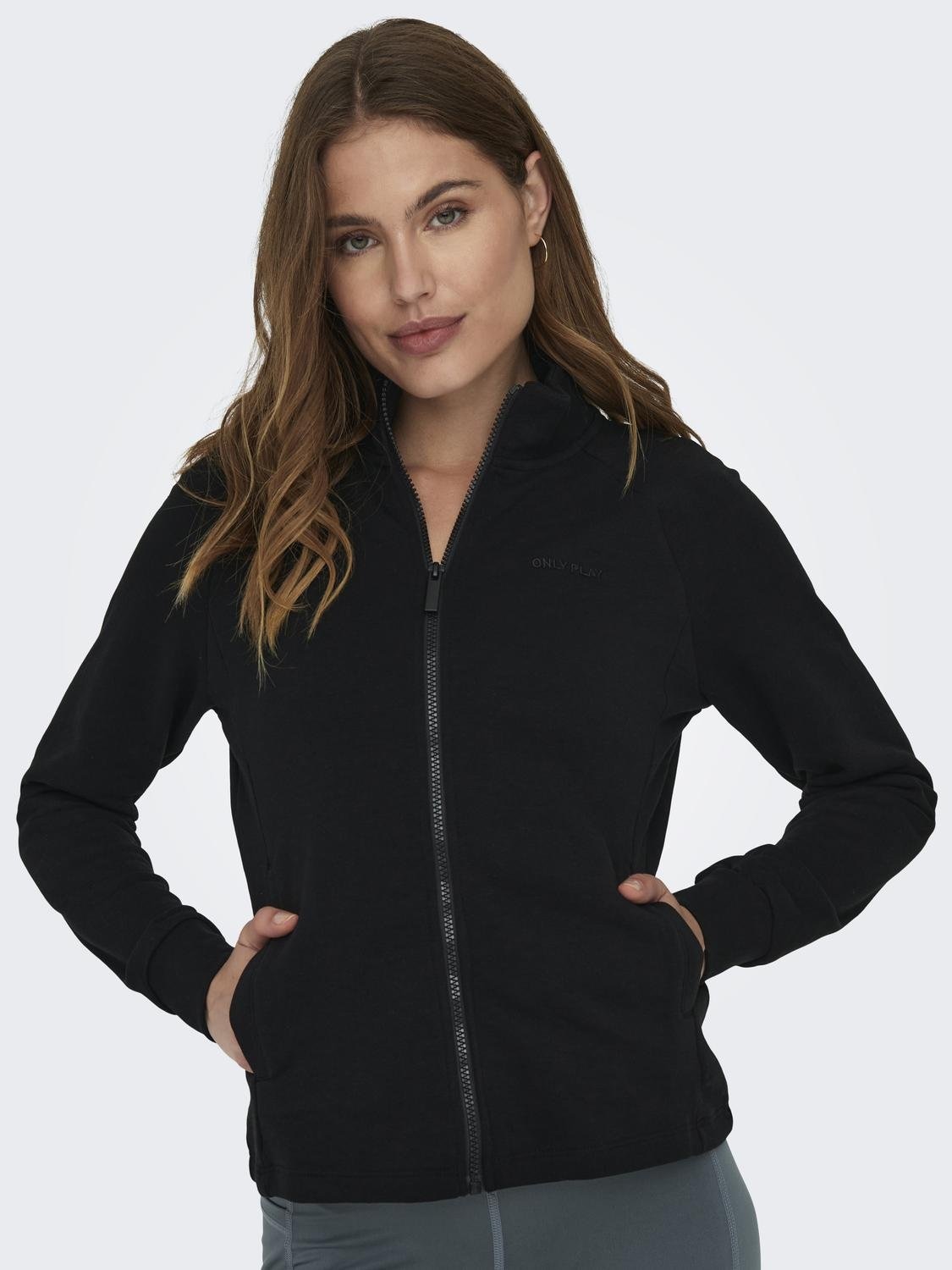 ONLY Play Sweatjacke »ONPMELINA LS HN ZIP SWT NOOS«