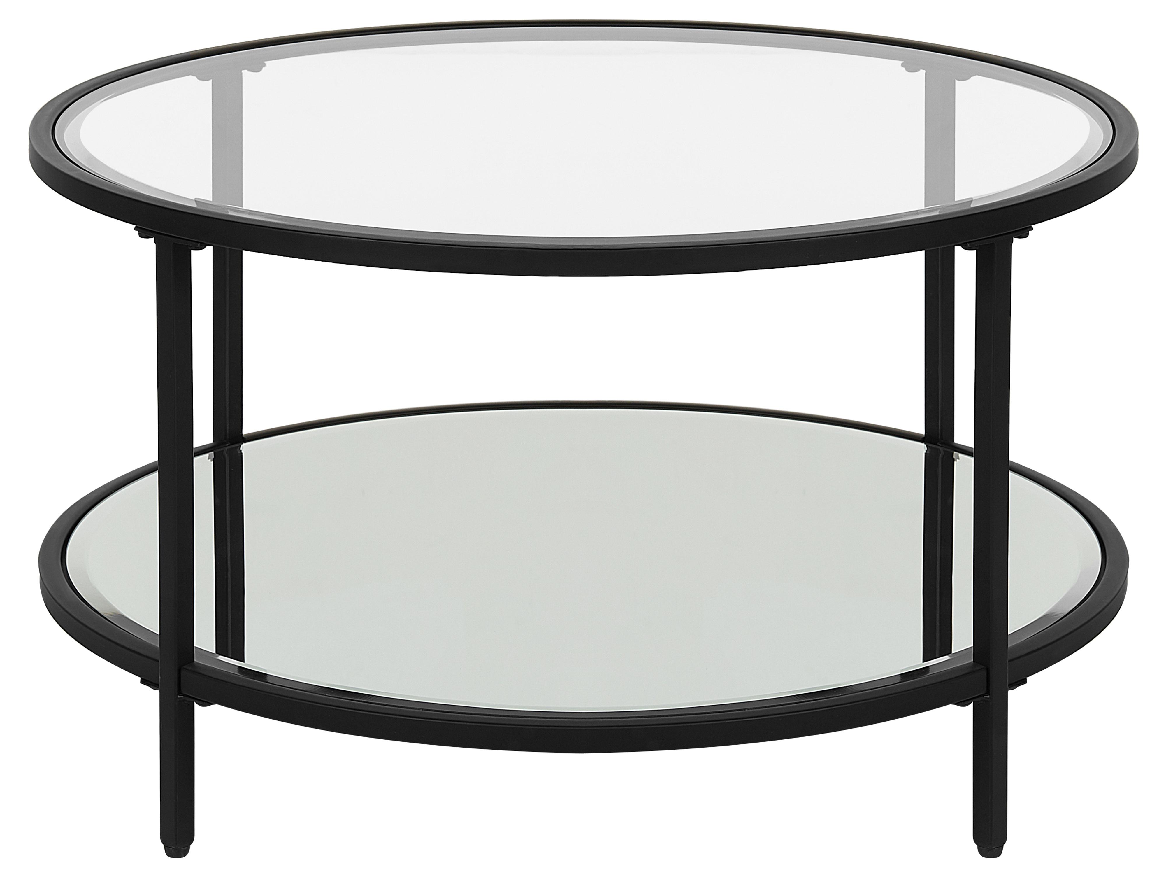 Salontafel BIRNEY Veiligheidsglas Zwart