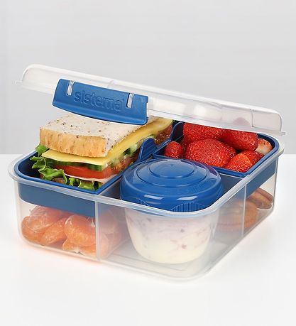 Sistema Madkasse m. Beholder - Bento Cube - 1,25 l - M?rkebl?