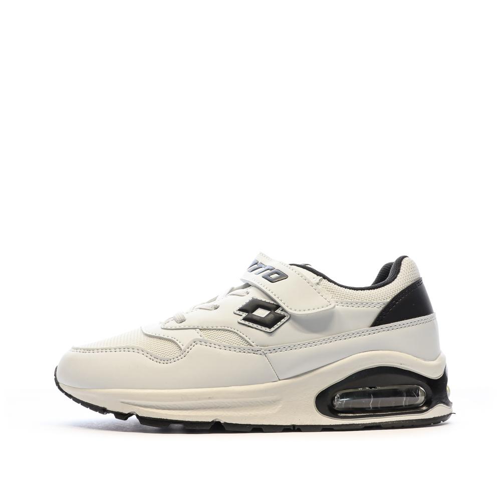 Lotto Baskets Noires/Blanches Garçon Lotto Six100