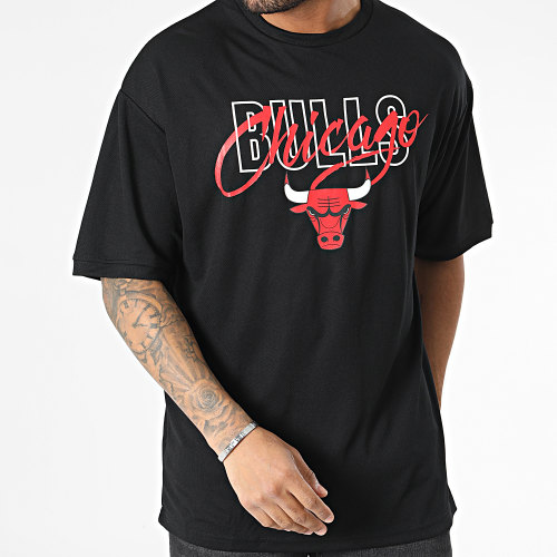 Tee Shirt Script Mesh Chicago Bulls 60332209 Noir