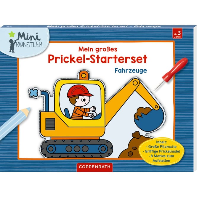 Mein großes Prickel-Starterset - Fahrzeuge