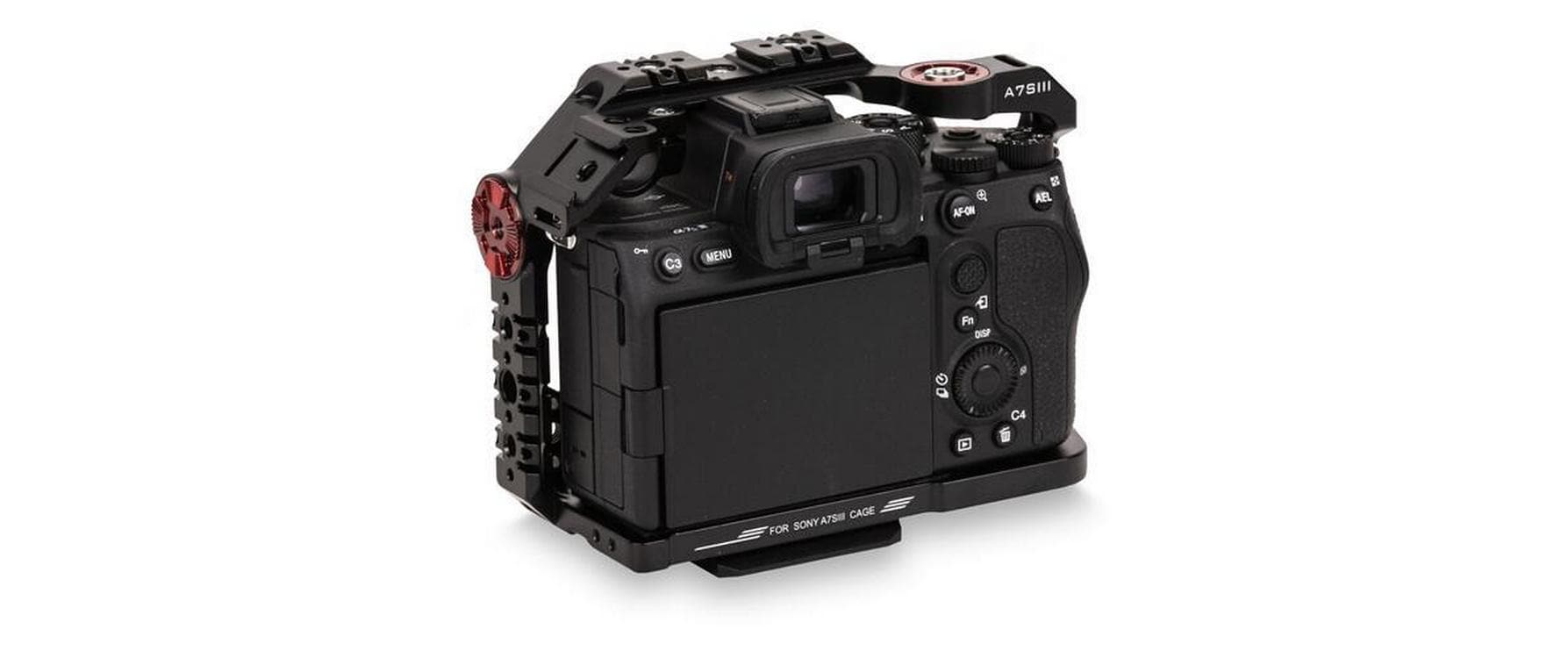 Cage Full Camera Cage für Sony Alpha 7S III SchwarzMinimiert Verschleiss und Abnutzung im Laufe der Zeit
