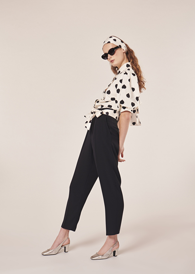 Pantalon Paganoir en crêpe