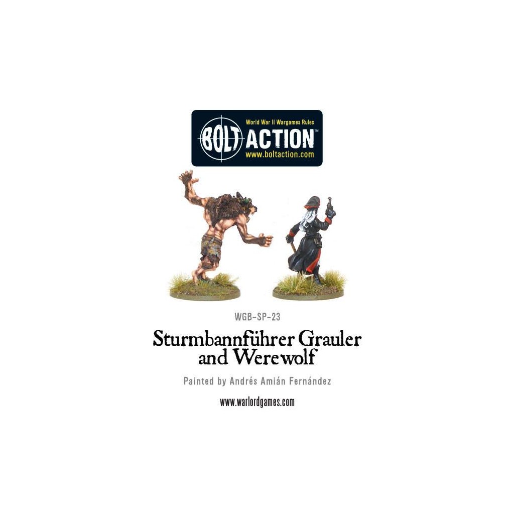 Bolt Action - Wulfen-SS: Sturmbannführer Grauler and Werewolf