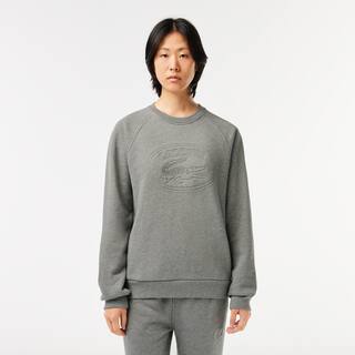 Sweatshirt Jogger relaxed fit avec broderie signature Sweatshirts - Gris - Lacoste - Femme