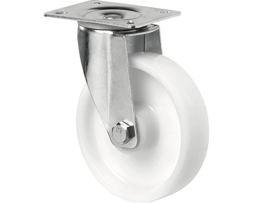 BS Rollen Zwenkwiel L400.B10.200 kunststof Ø 200 mm tot 300 kg met plaat 135x110 mm