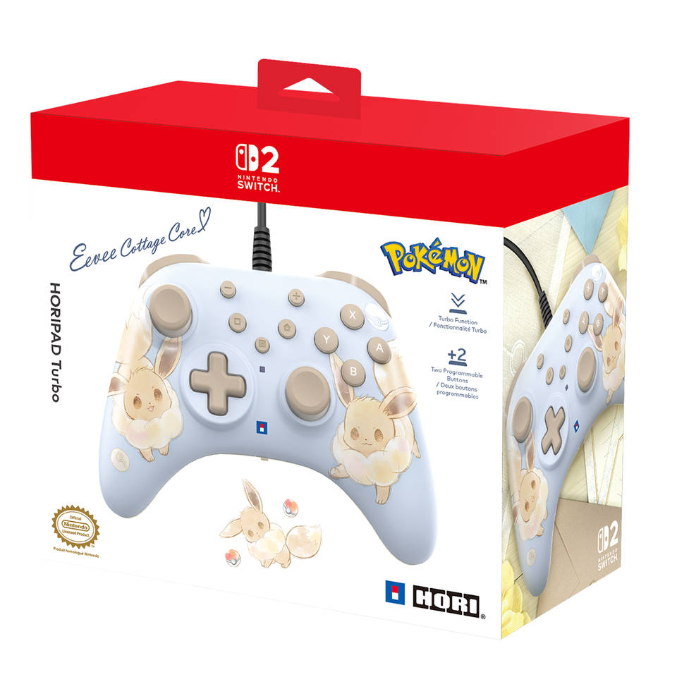 HORIPAD Turbo Eevee Cottage Core controller