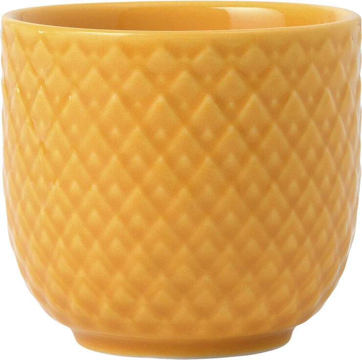 Lyngby Porcelæn Rhombe Color Æggebærger Ø5 cm gul Gul