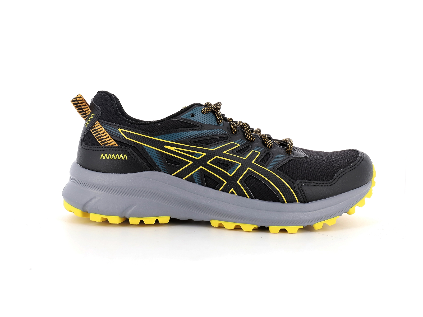 Asics-TRAIL SCOUT 2 Matières combinées Noir Jaune