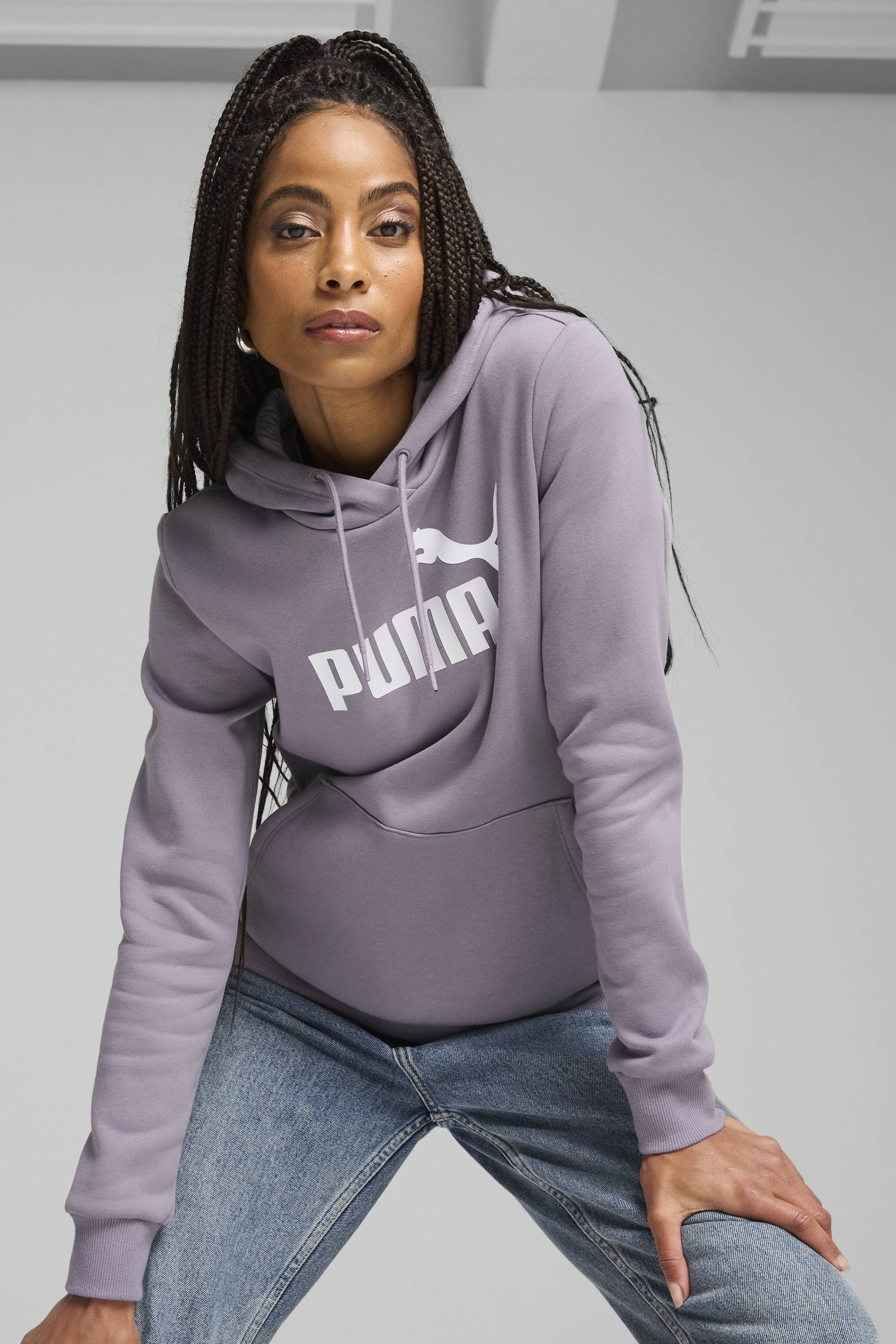 Puma hoodie met logo lila