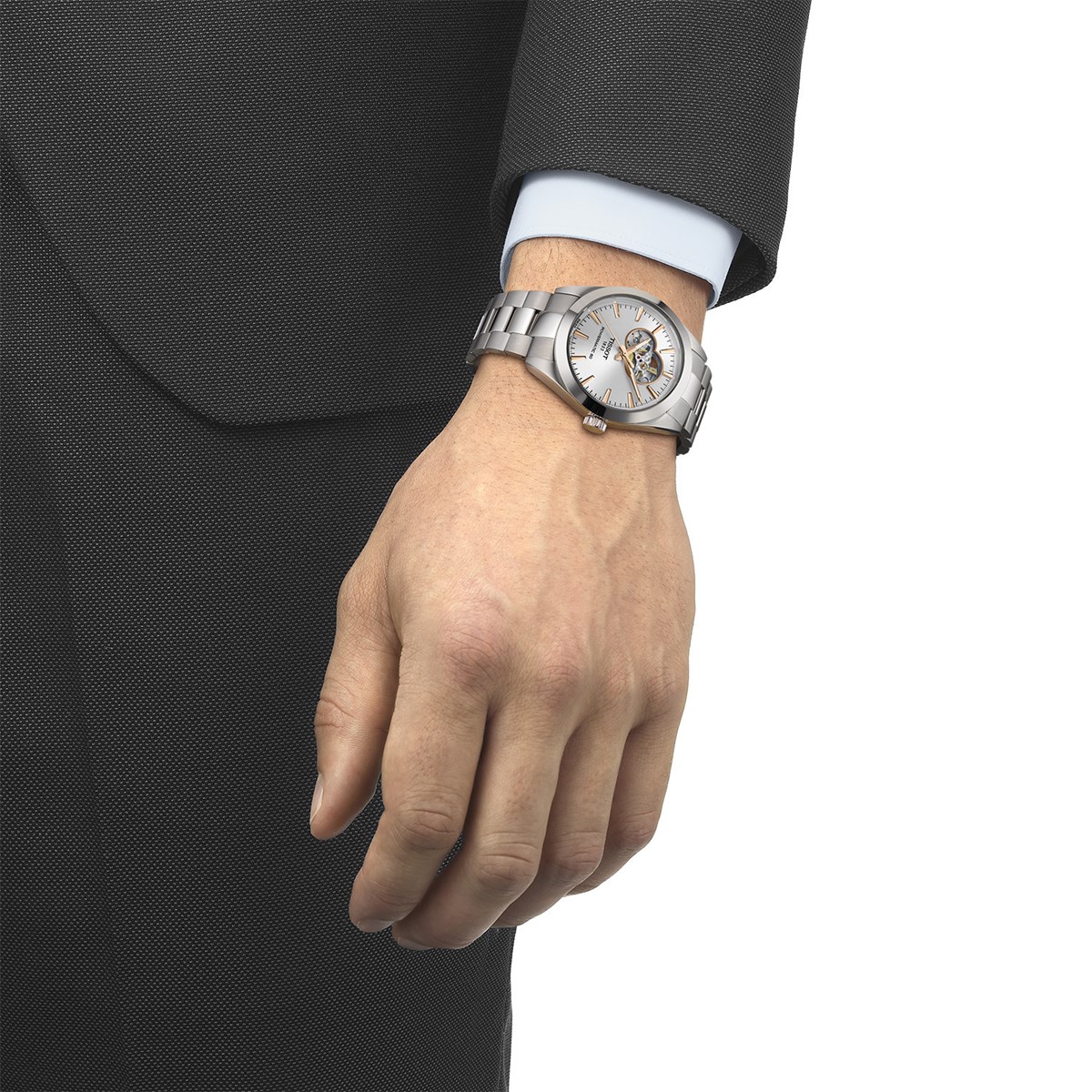 Montre TISSOT GENTLEMAN POWERMATIC 80OPEN HEART