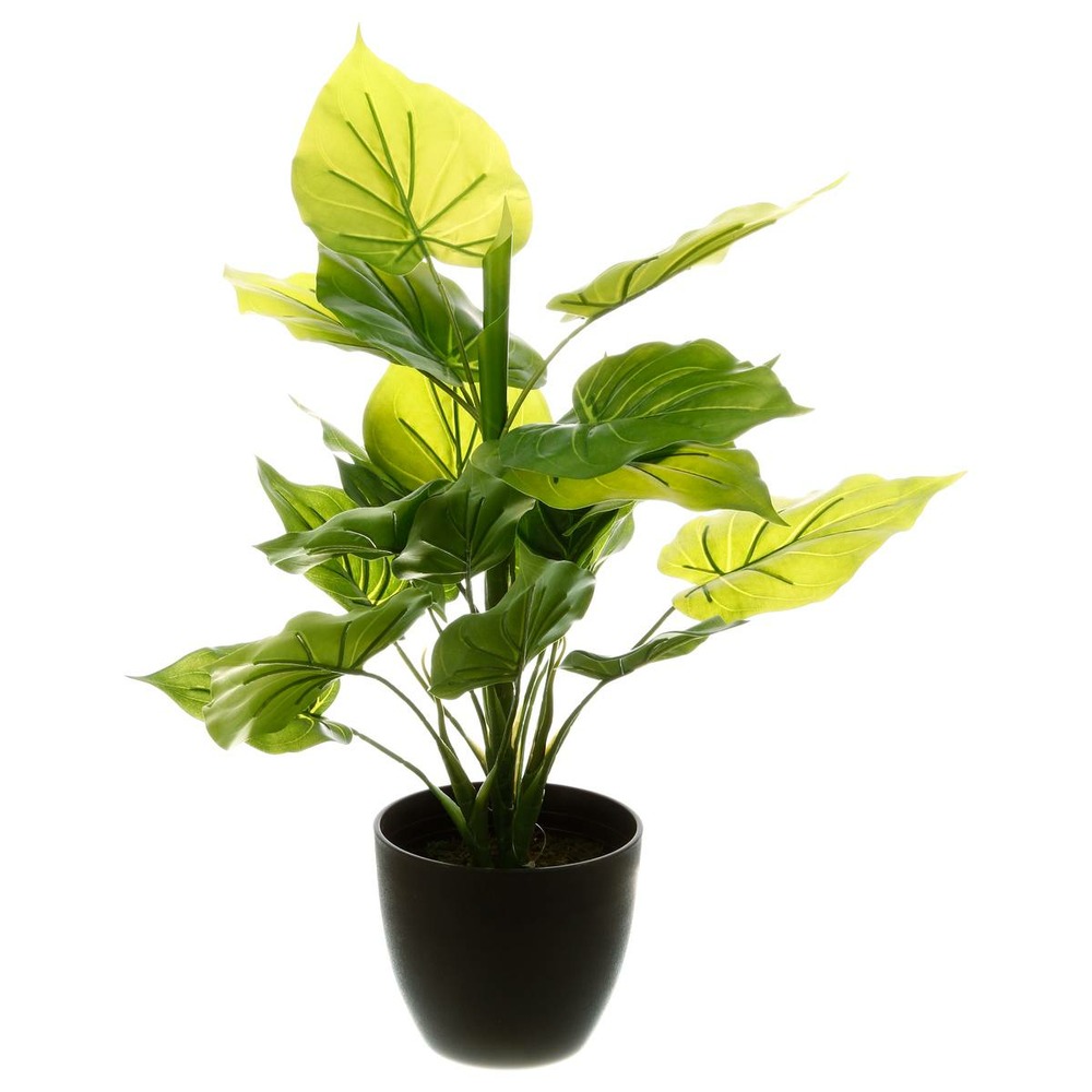 Plante verte artificielle en pot h 45 cm