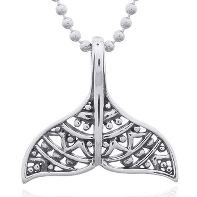 Collier nageoire en argent