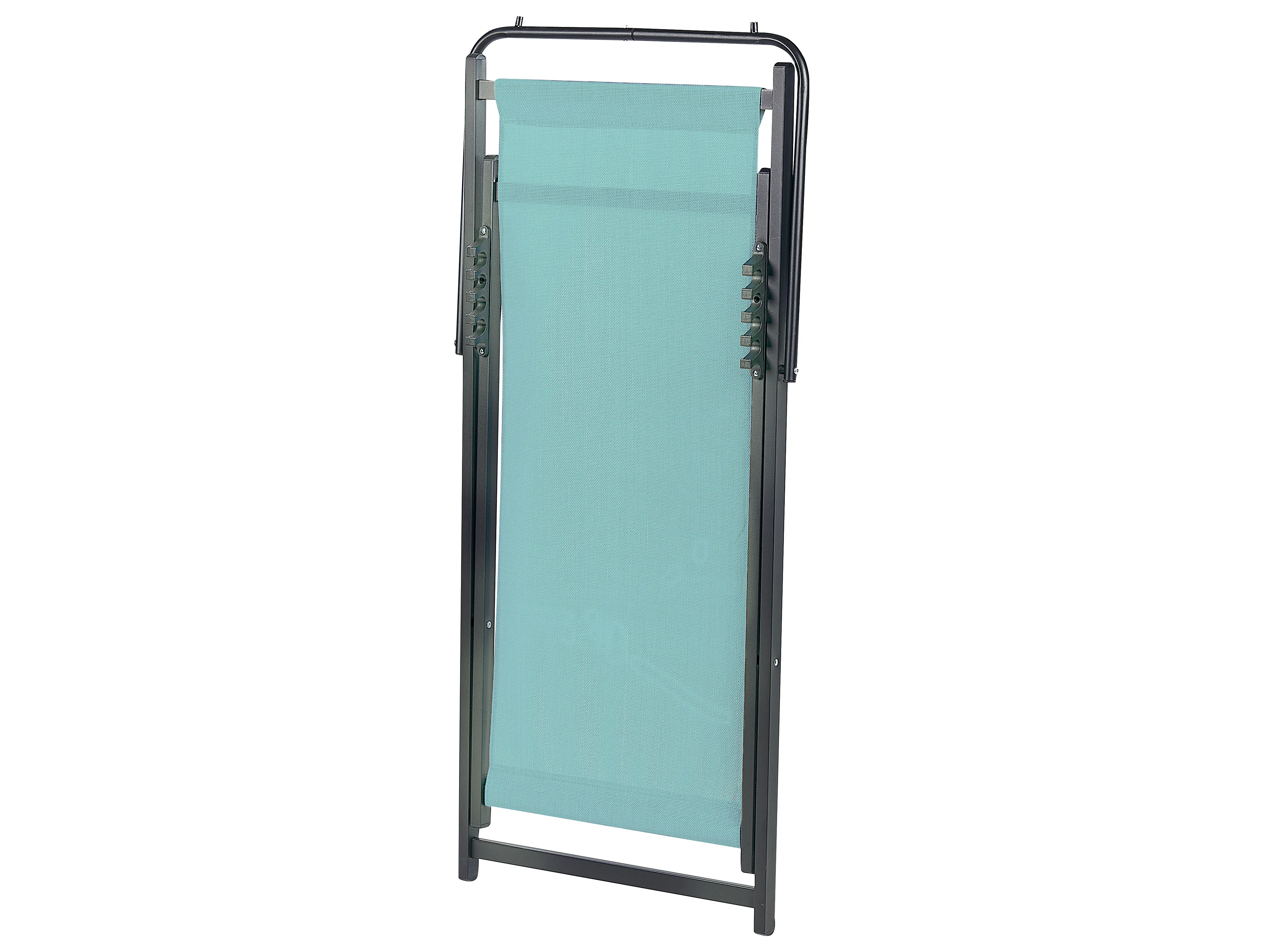 Inklapbare ligstoel LOCRI II Metaal Turquoise