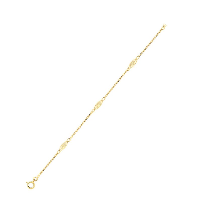 Bracelet Femme - Or 18 Carats - Longueur : 18 cm