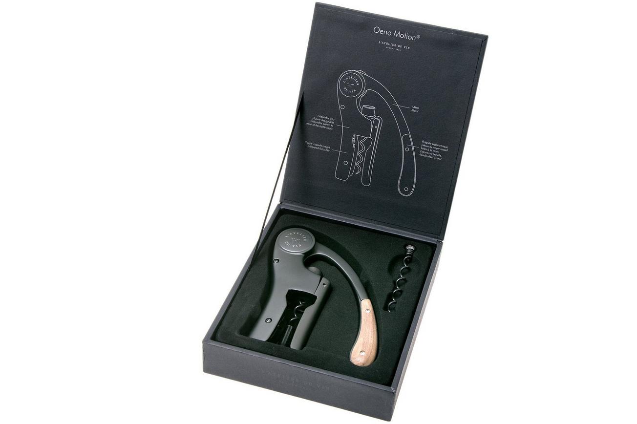 L’Atelier du Vin Oeno Motion Black & Wood 2490495512 kurkentrekker