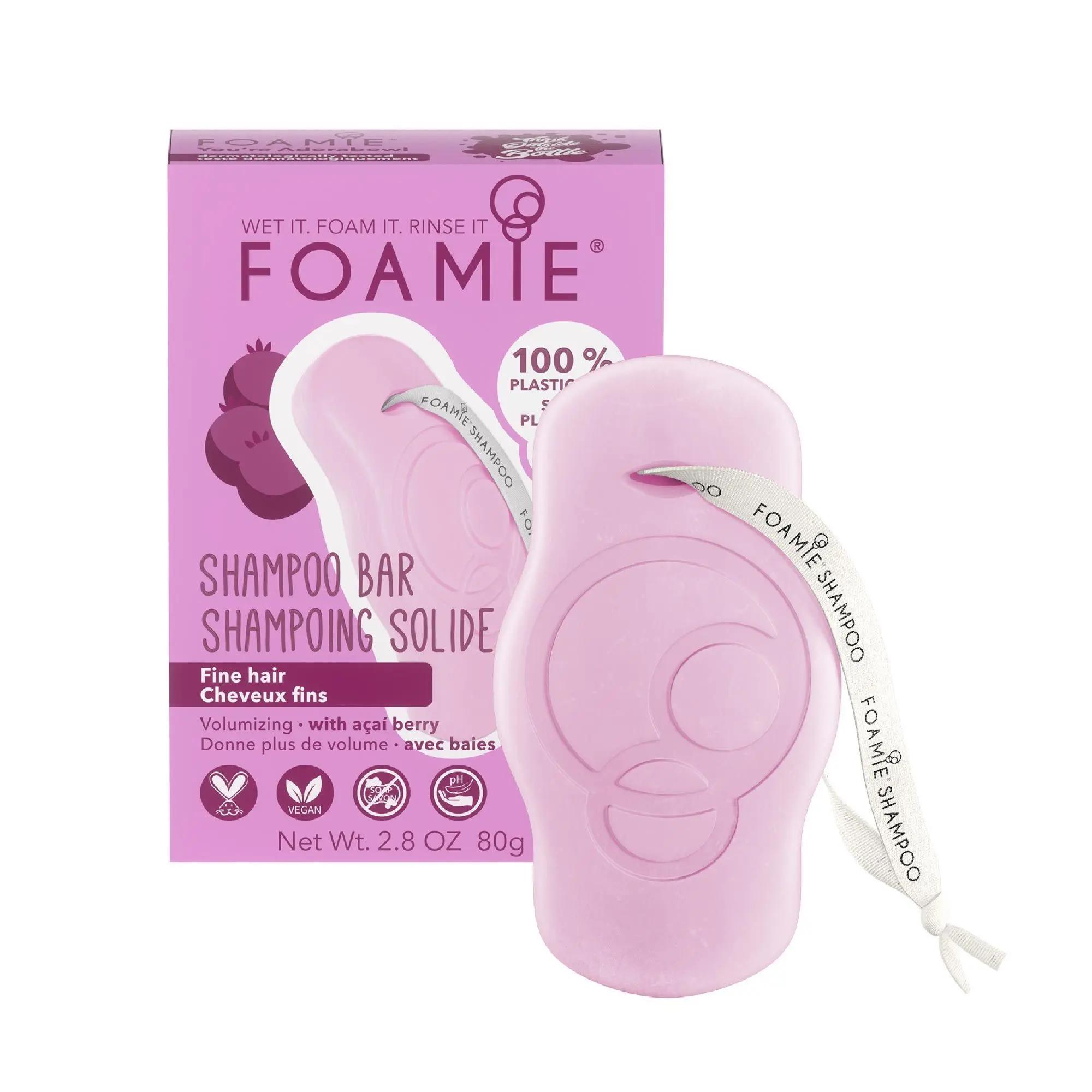 Foamie - YOU'RE ADORABOWL Shampoing solide- Cheveux fins / ternes