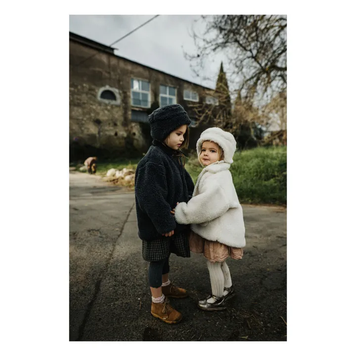 Lilinoa Manteau Façon Fourrure Armance | Gris