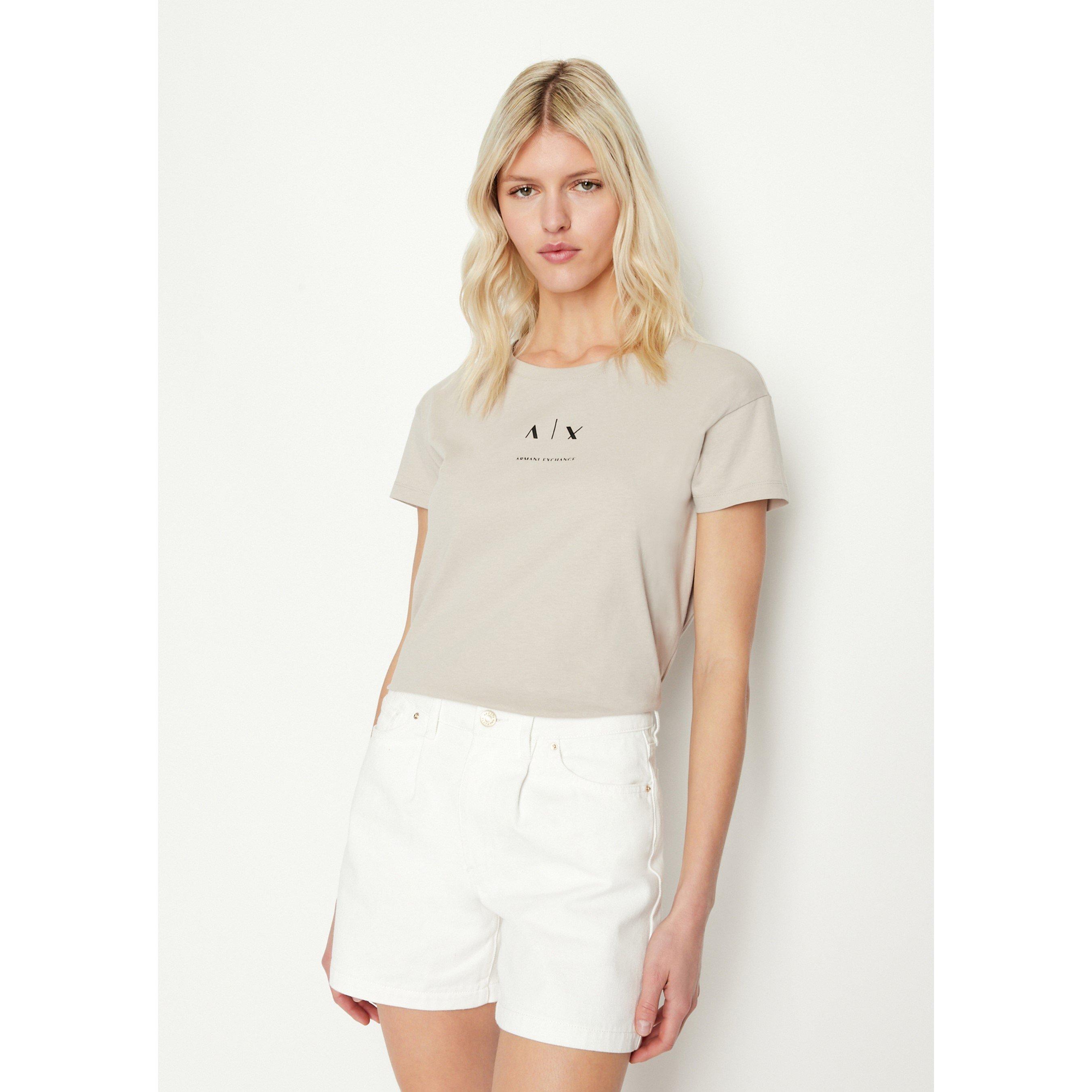 Armani Exchange AX Crop Logo Tee Ld99