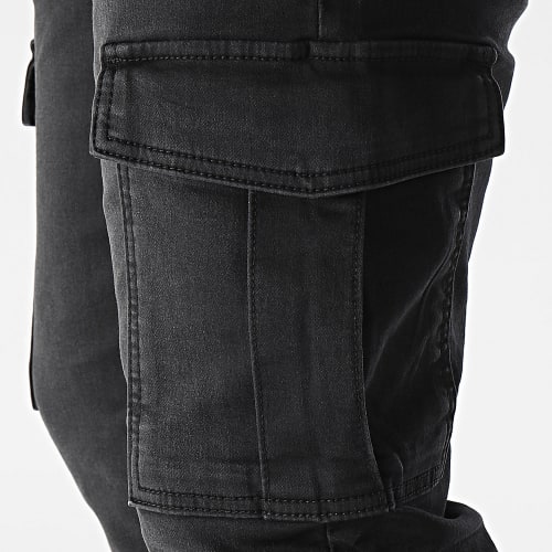 Pantalon Cargo Jean Weft Noir