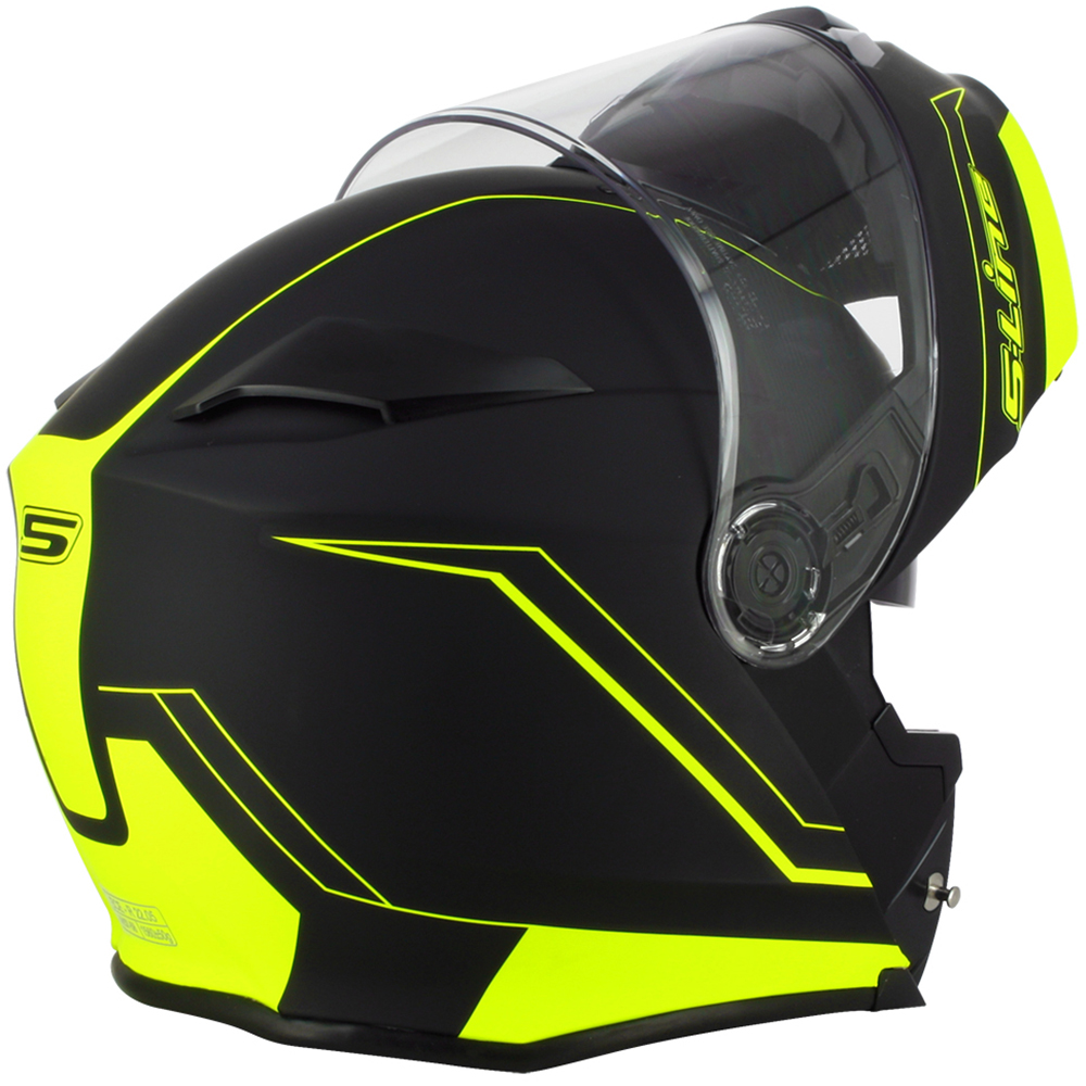 S-Line - Casque Dual Face S550 Noir / Jaune